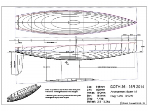 1 metre yacht plans